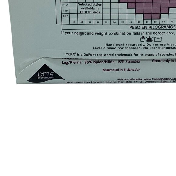 Hanes Silk Reflections Silky Sheer Shaping Style Pantyhose Size CD Jet Black - Picture 6 of 7